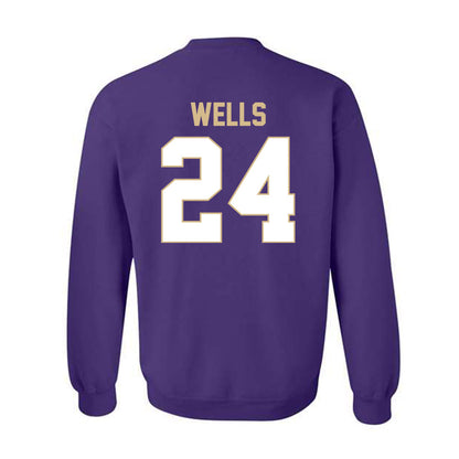 Western Carolina - NCAA Football : Zayveon Wells - Classic Shersey Crewneck Sweatshirt-1