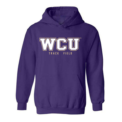 Western Carolina - NCAA Men's Track & Field : Trez Fouch - Classic Shersey Hooded Sweatshirt-0