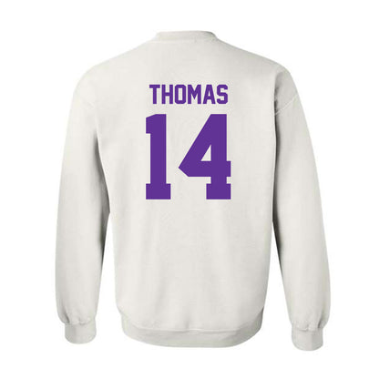 Western Carolina - NCAA Football : Josiah Thomas - Classic Shersey Crewneck Sweatshirt-1