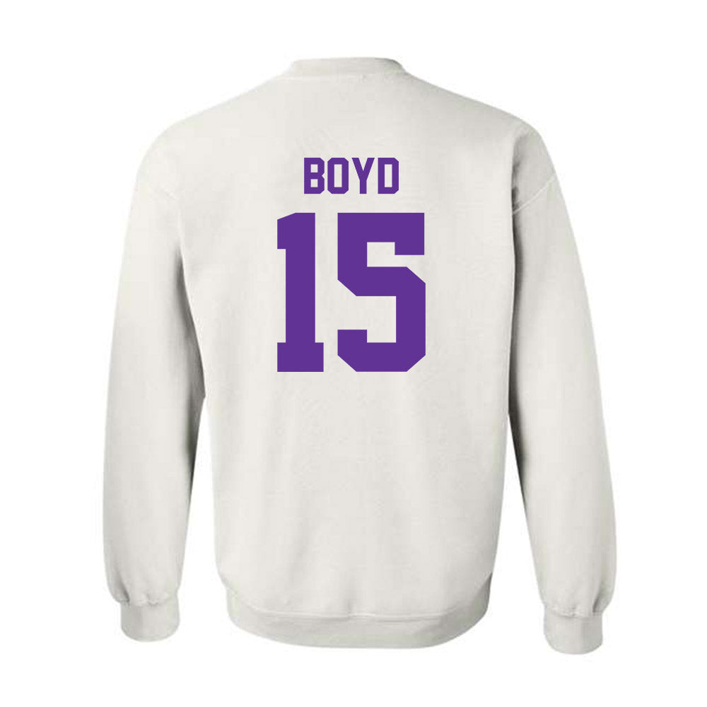 Western Carolina - NCAA Football : Jai Boyd - Classic Shersey Crewneck Sweatshirt-1