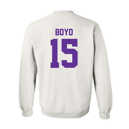 Western Carolina - NCAA Football : Jai Boyd - Classic Shersey Crewneck Sweatshirt-1
