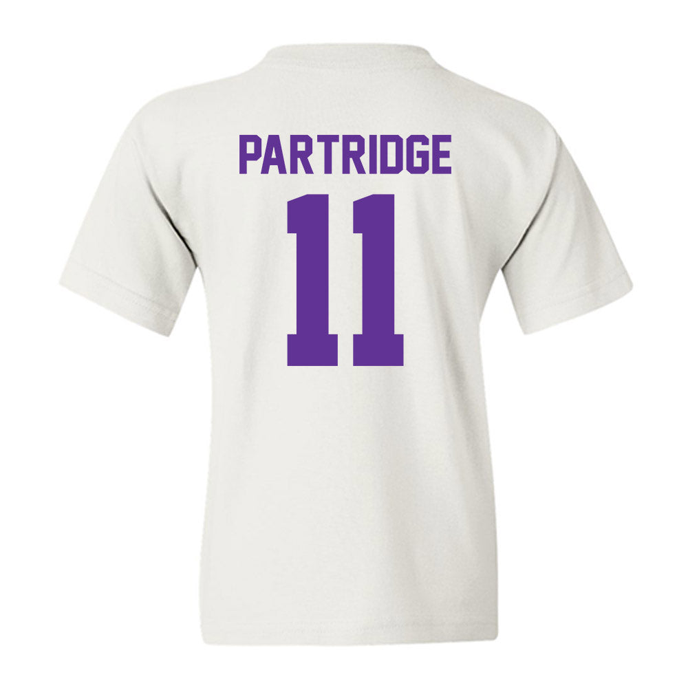 Western Carolina - NCAA Football : Kenyon Partridge - Classic Shersey Youth T-Shirt-1
