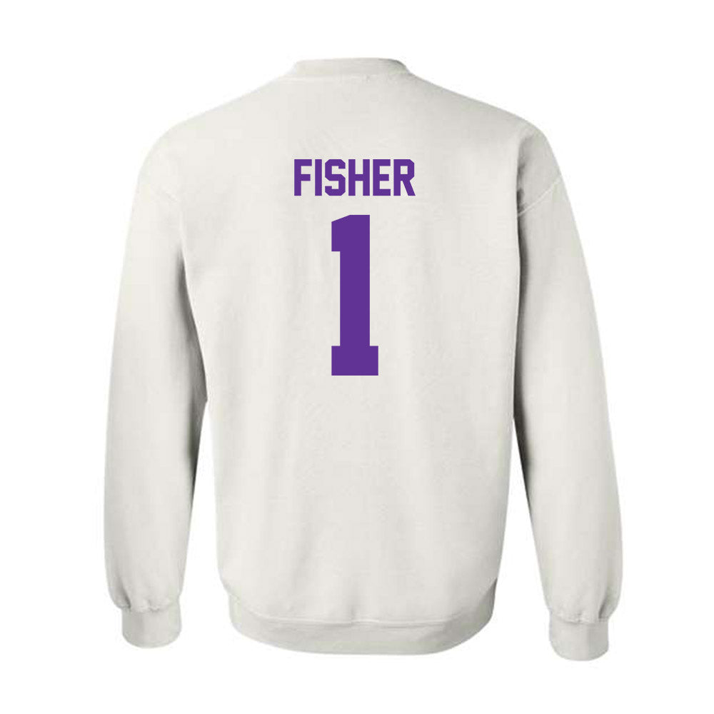 Western Carolina - NCAA Football : Caleb Fisher - Classic Shersey Crewneck Sweatshirt-1