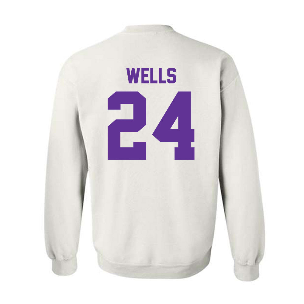 Western Carolina - NCAA Football : Zayveon Wells - Classic Shersey Crewneck Sweatshirt-1