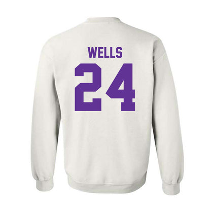 Western Carolina - NCAA Football : Zayveon Wells - Classic Shersey Crewneck Sweatshirt-1