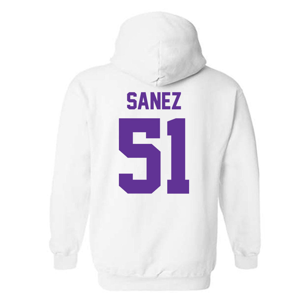 Western Carolina - NCAA Football : Aaron Sanez - Classic Shersey Hooded Sweatshirt-1