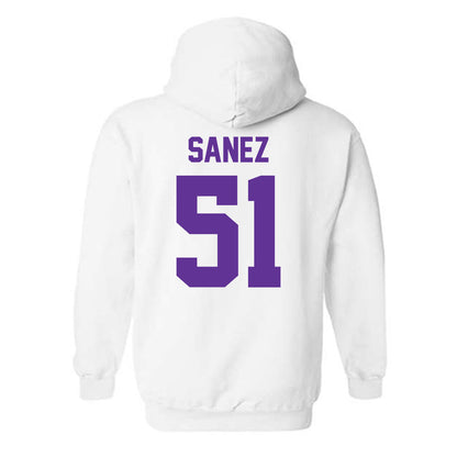 Western Carolina - NCAA Football : Aaron Sanez - Classic Shersey Hooded Sweatshirt-1