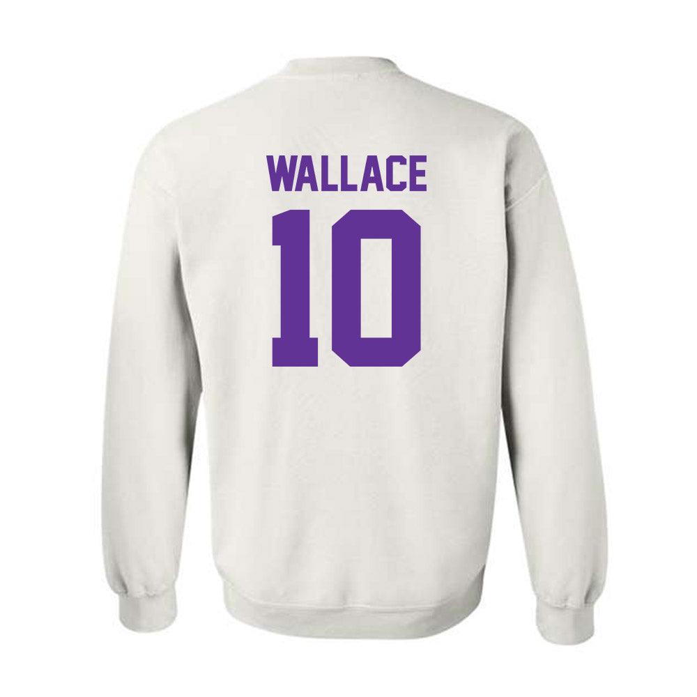 Western Carolina - NCAA Football : Justin Wallace - Classic Shersey Crewneck Sweatshirt-1