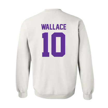 Western Carolina - NCAA Football : Justin Wallace - Classic Shersey Crewneck Sweatshirt-1
