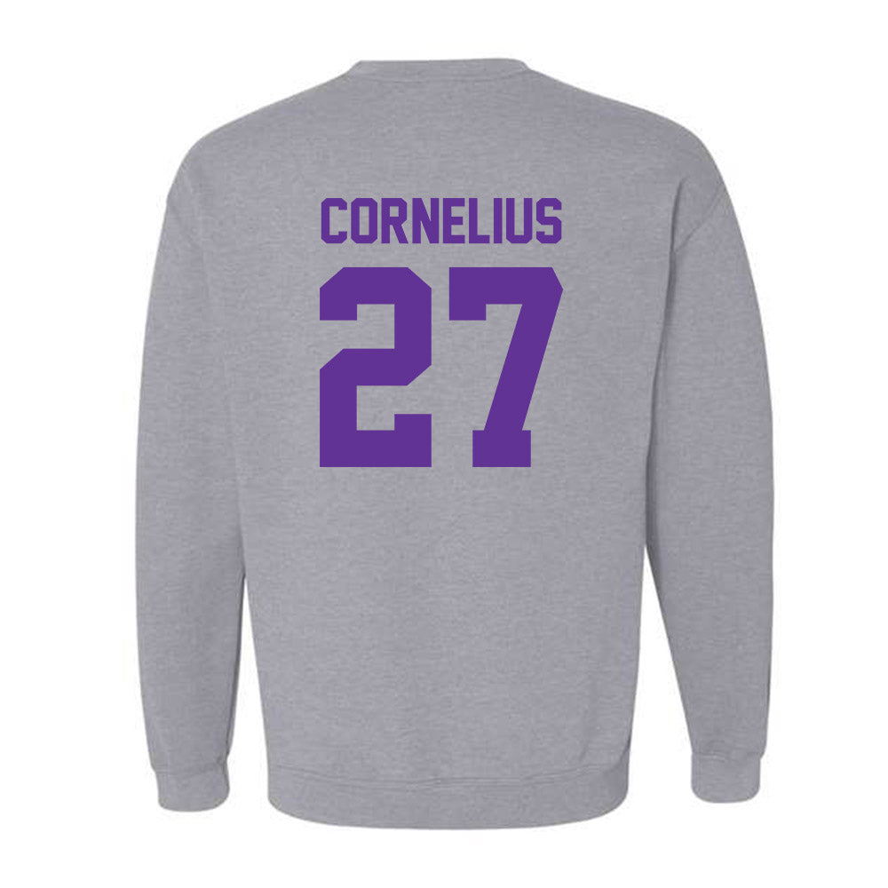 Western Carolina - NCAA Football : Jayden Cornelius - Classic Shersey Crewneck Sweatshirt-1