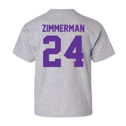 Western Carolina - NCAA Women's Basketball : Justice Zimmerman - Classic Shersey Youth T-Shirt-1