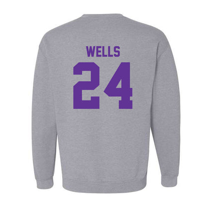 Western Carolina - NCAA Football : Zayveon Wells - Classic Shersey Crewneck Sweatshirt-1
