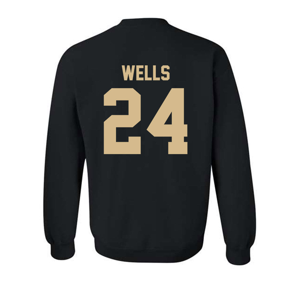 Western Carolina - NCAA Football : Zayveon Wells - Classic Shersey Crewneck Sweatshirt-1