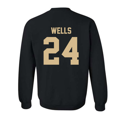 Western Carolina - NCAA Football : Zayveon Wells - Classic Shersey Crewneck Sweatshirt-1