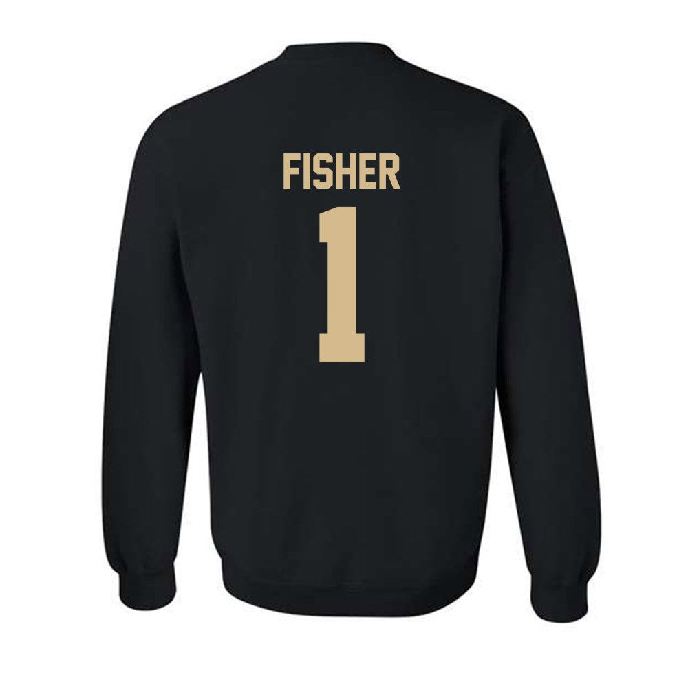 Western Carolina - NCAA Football : Caleb Fisher - Classic Shersey Crewneck Sweatshirt-1
