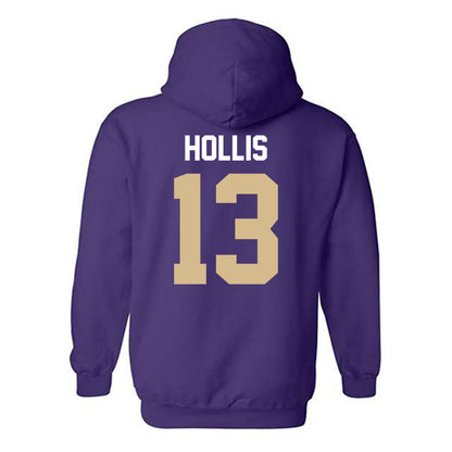 Western Carolina - NCAA Football : Richard Hollis - Classic Shersey Hooded Sweatshirt-1