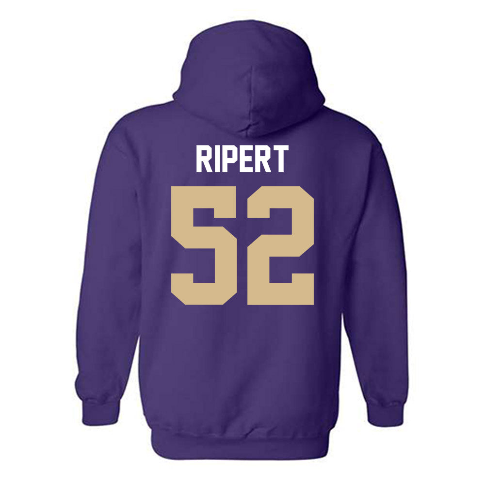 Western Carolina - NCAA Football : Manasseh Ripert - Classic Shersey Hooded Sweatshirt-1