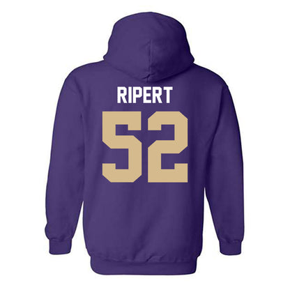 Western Carolina - NCAA Football : Manasseh Ripert - Classic Shersey Hooded Sweatshirt-1