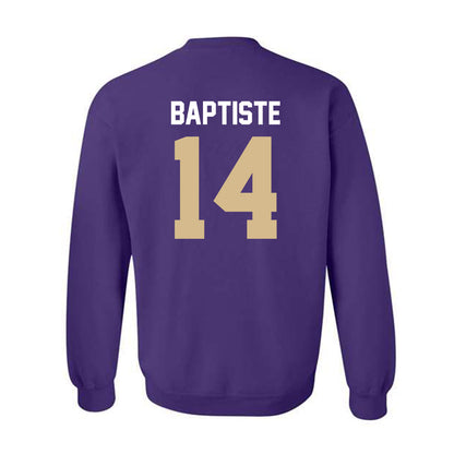 Western Carolina - NCAA Football : vanier Baptiste - Classic Shersey Crewneck Sweatshirt-1