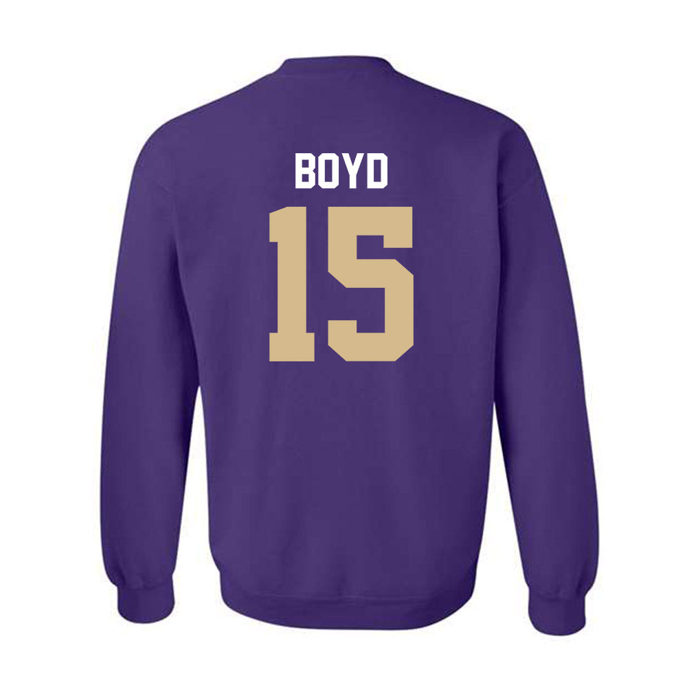 Western Carolina - NCAA Football : Jai Boyd - Classic Shersey Crewneck Sweatshirt-1