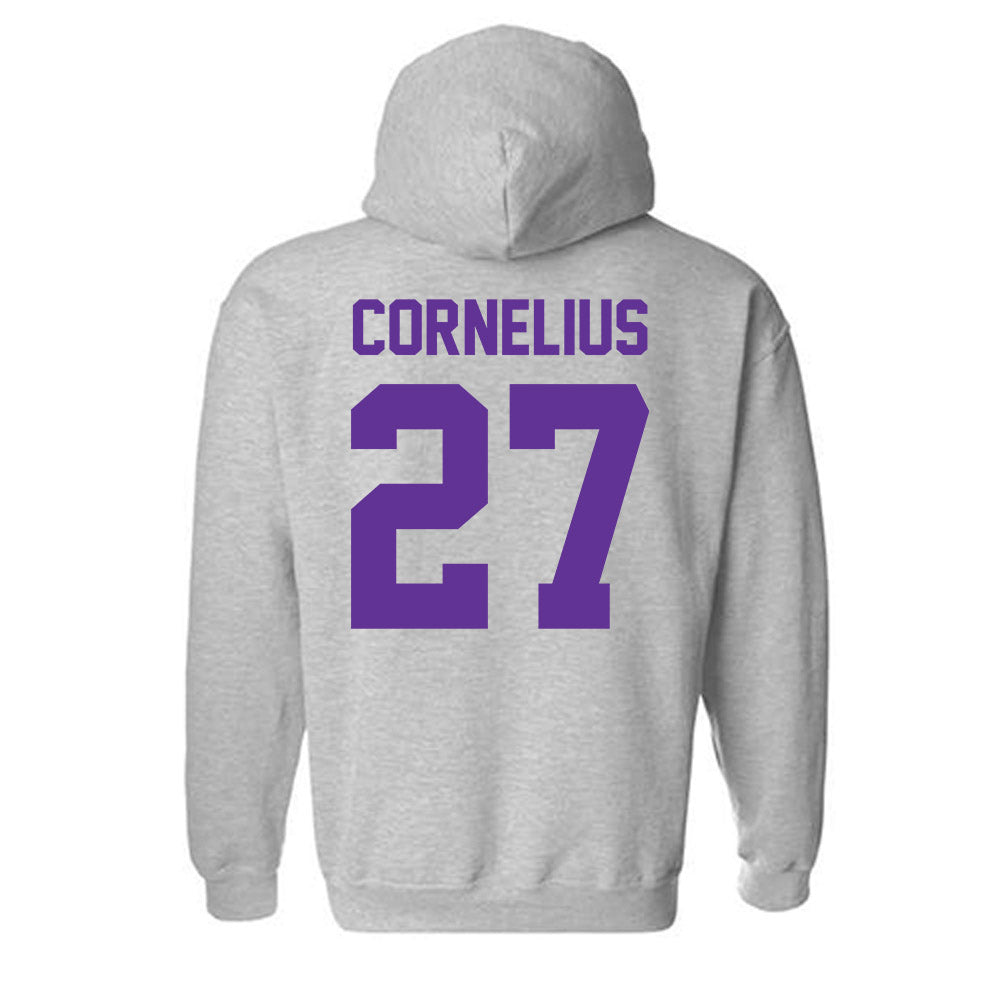 Western Carolina - NCAA Football : Jayden Cornelius - Classic Shersey Hooded Sweatshirt-1