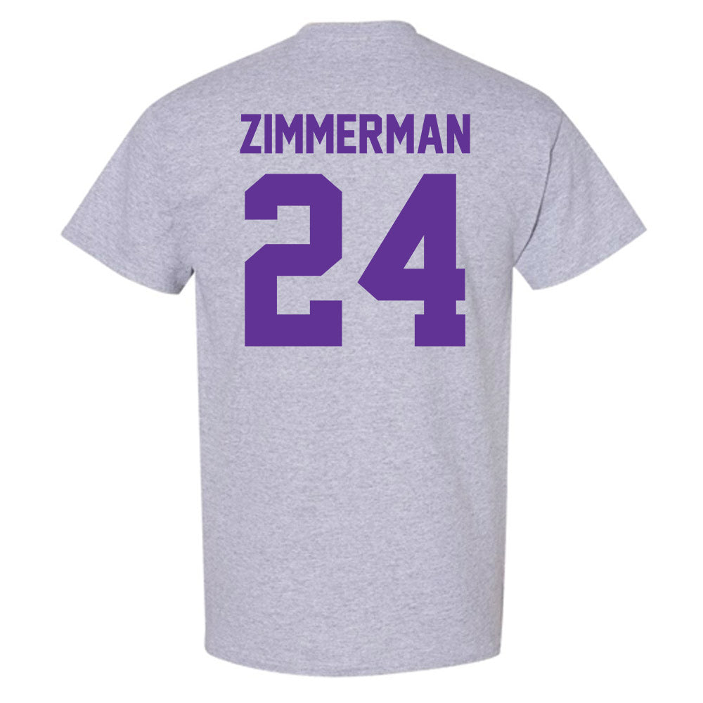 Western Carolina - NCAA Women's Basketball : Justice Zimmerman - Classic Shersey T-Shirt-1