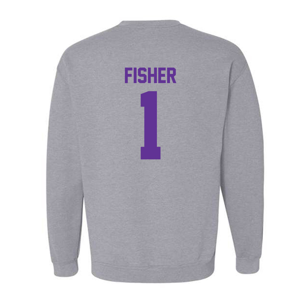 Western Carolina - NCAA Football : Caleb Fisher - Classic Shersey Crewneck Sweatshirt-1