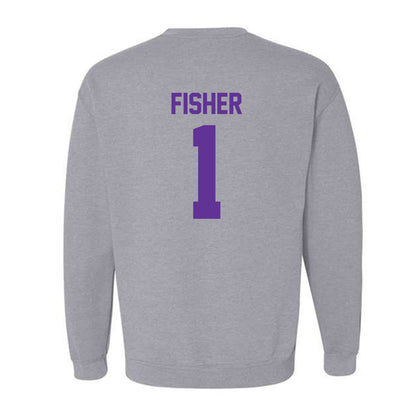 Western Carolina - NCAA Football : Caleb Fisher - Classic Shersey Crewneck Sweatshirt-1