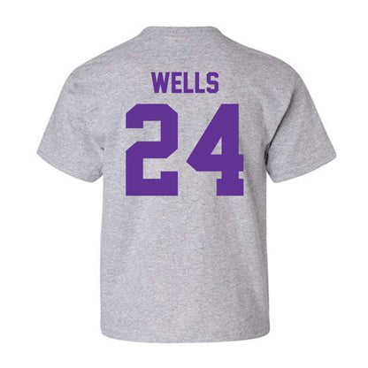 Western Carolina - NCAA Football : Zayveon Wells - Classic Shersey Youth T-Shirt-1