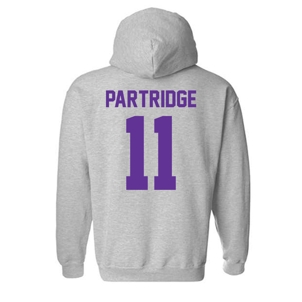 Western Carolina - NCAA Football : Kenyon Partridge - Classic Shersey Hooded Sweatshirt-1