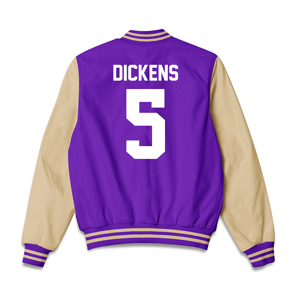 Western Carolina - NCAA Football : Taron Dickens - Bomber Jacket-1