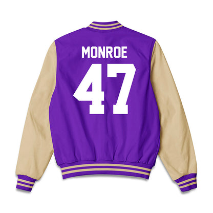 Western Carolina - NCAA Football : Blue Monroe - Bomber Jacket-1