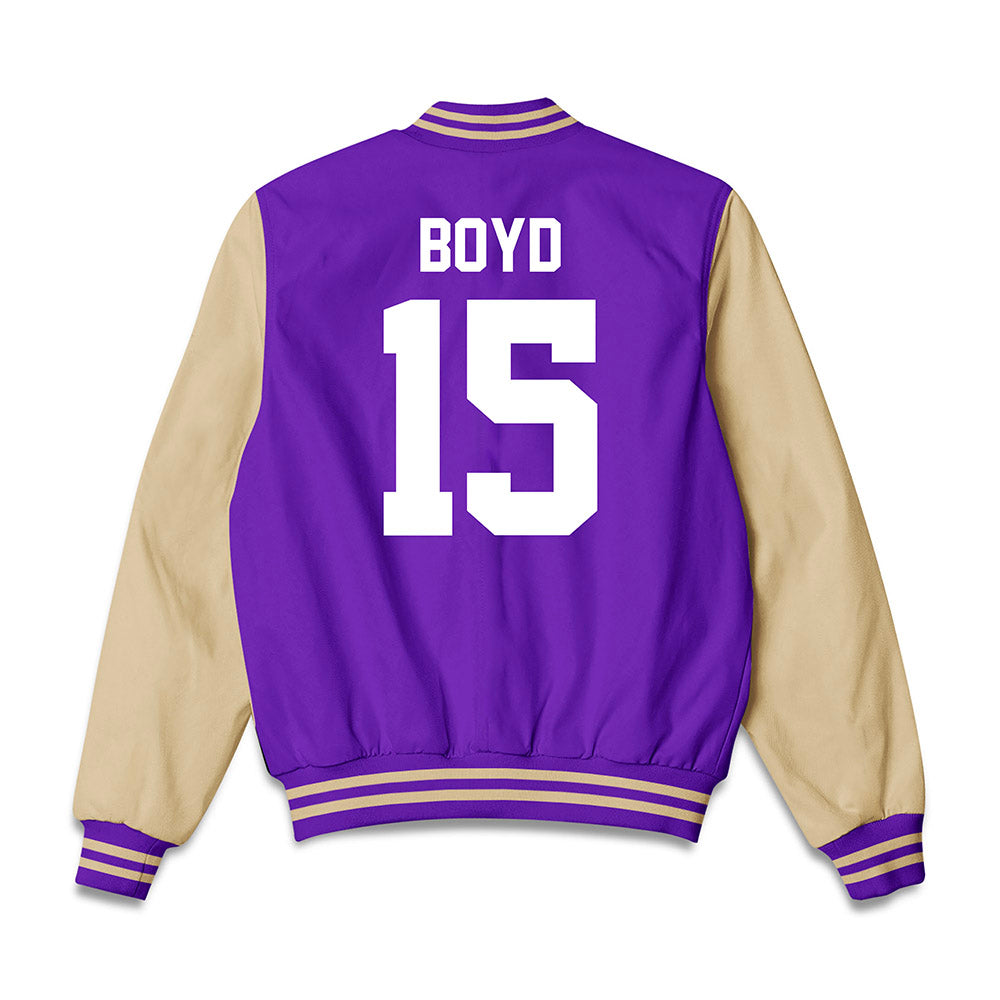 Western Carolina - NCAA Football : Jai Boyd - Bomber Jacket-1
