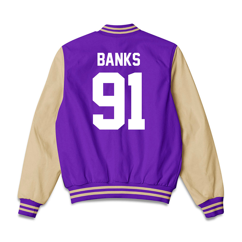 Western Carolina - NCAA Football : Jackson Banks - Bomber Jacket-1