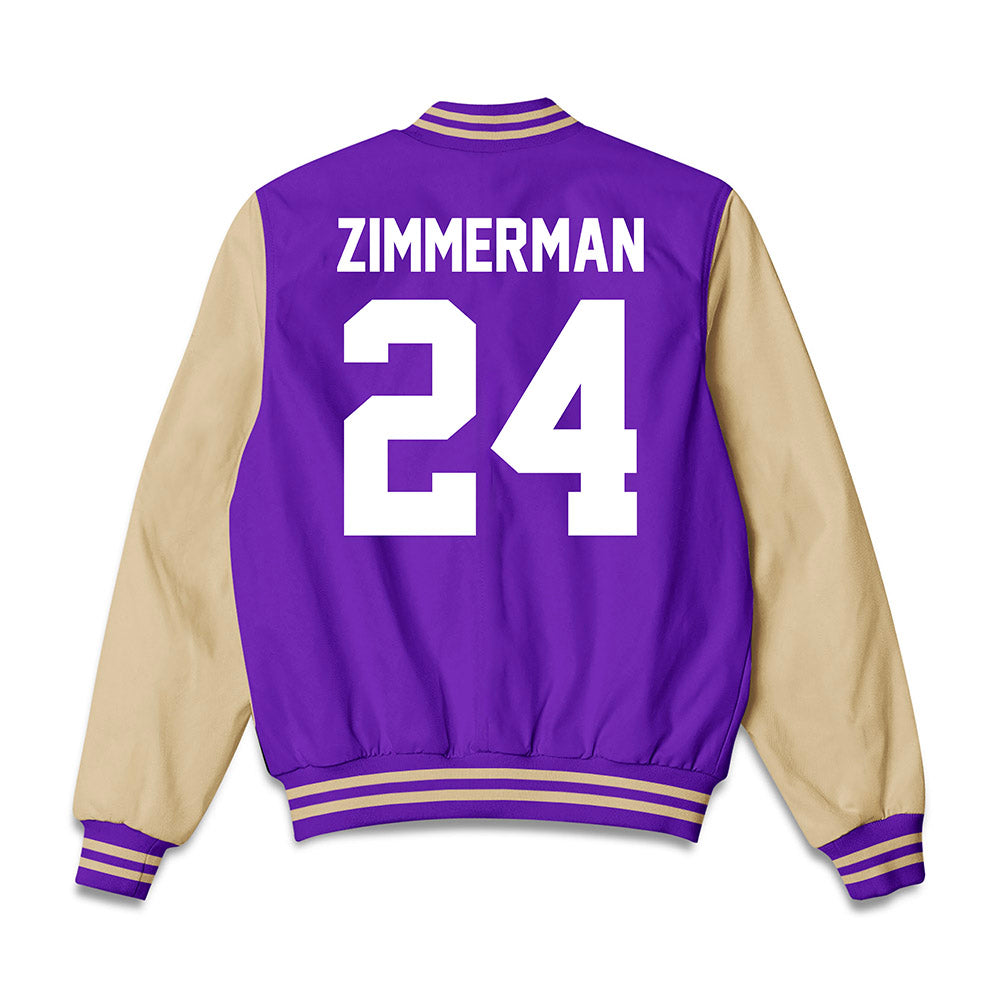 Western Carolina - NCAA Women's Basketball : Justice Zimmerman - Bomber Jacket-1