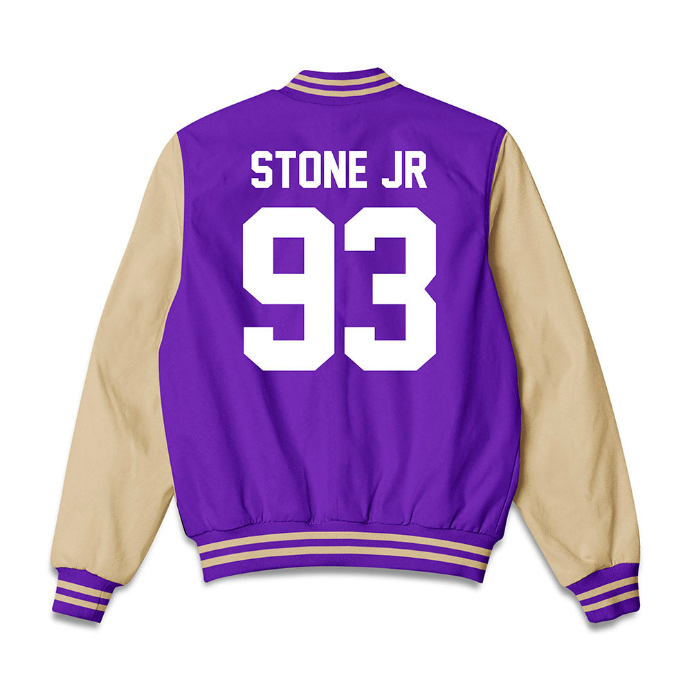 Western Carolina - NCAA Football : Adrian Stone jr - Bomber Jacket-1