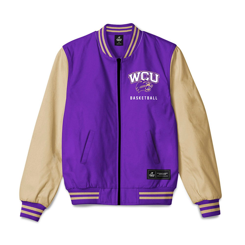 Western Carolina - NCAA Women's Basketball : Justice Zimmerman - Bomber Jacket-0