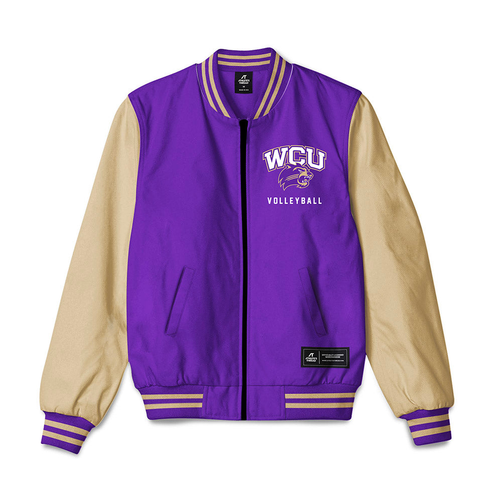 Western Carolina - NCAA Women's Volleyball : Danielle Wheat - Bomber Jacket-0