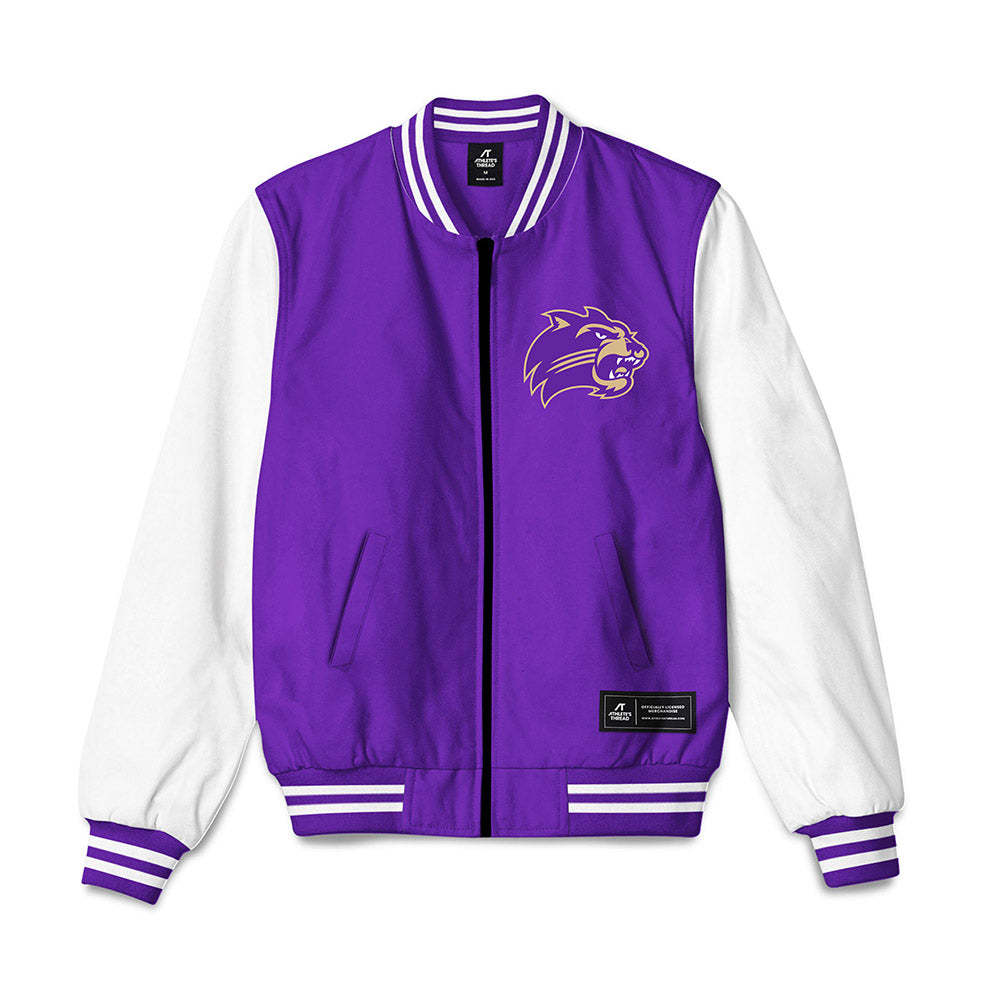 Western Carolina - NCAA Football : Zayveon Wells - Bomber Jacket-0