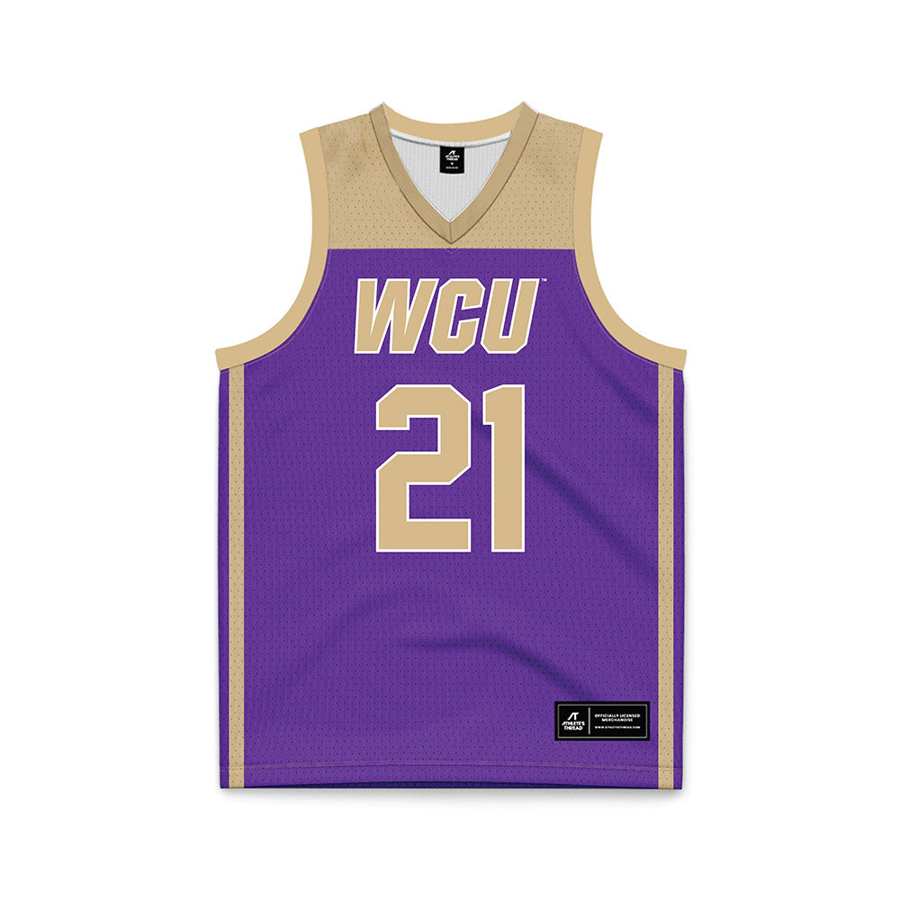 Western Carolina - NCAA Men's Basketball : Tayeshaun Smith - Basketball Jersey-0