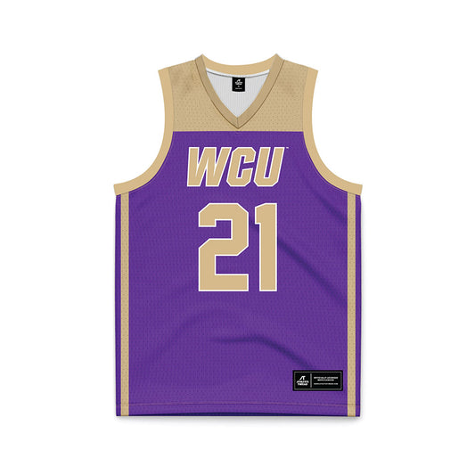 Western Carolina - NCAA Men's Basketball : Tayeshaun Smith - Basketball Jersey-0