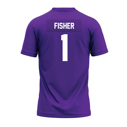 Western Carolina - NCAA Football : Caleb Fisher - Premium Football Jersey-1