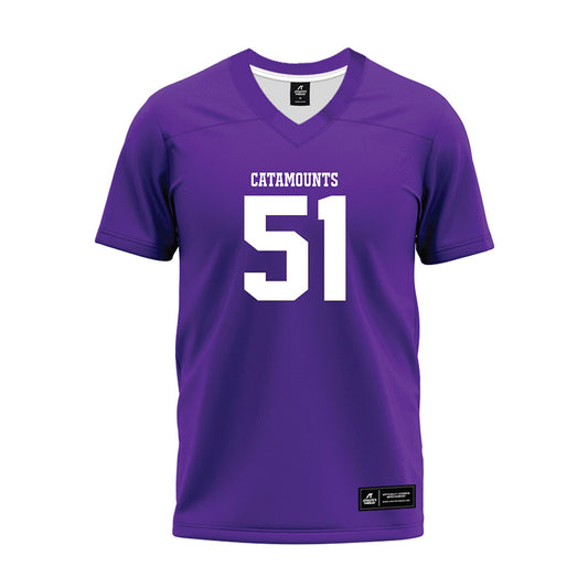Western Carolina - NCAA Football : Aaron Sanez - Premium Football Jersey-0