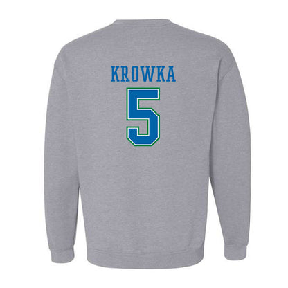 Texas A&M Corpus Christi - NCAA Baseball : Karson Krowka - Classic Shersey Crewneck Sweatshirt-1