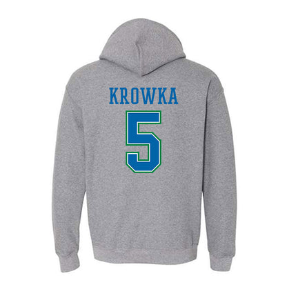 Texas A&M Corpus Christi - NCAA Baseball : Karson Krowka - Classic Shersey Hooded Sweatshirt-1