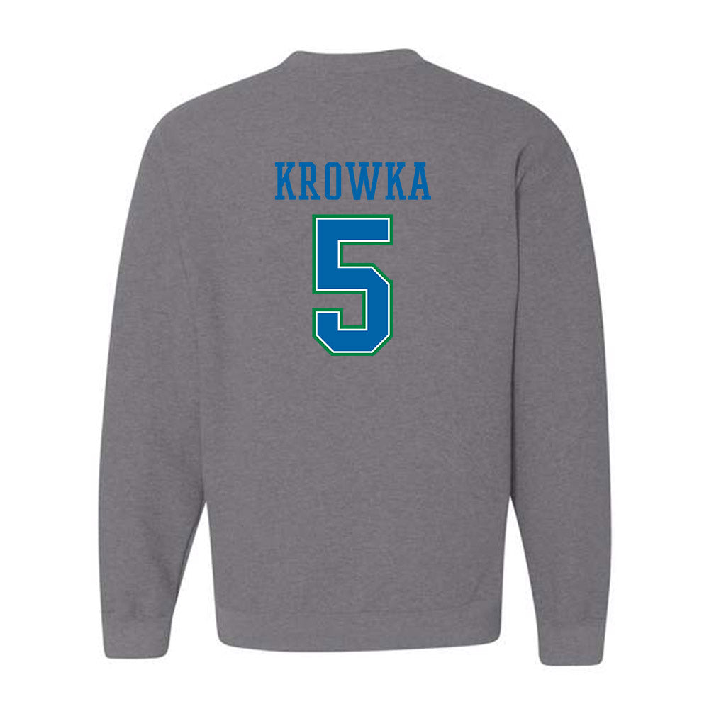 Texas A&M Corpus Christi - NCAA Baseball : Karson Krowka - Classic Shersey Crewneck Sweatshirt-1
