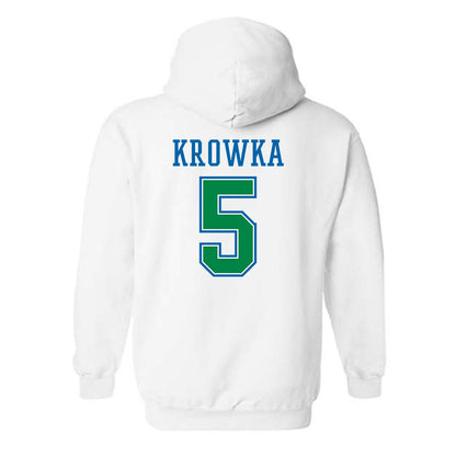 Texas A&M Corpus Christi - NCAA Baseball : Karson Krowka - Classic Shersey Hooded Sweatshirt-1