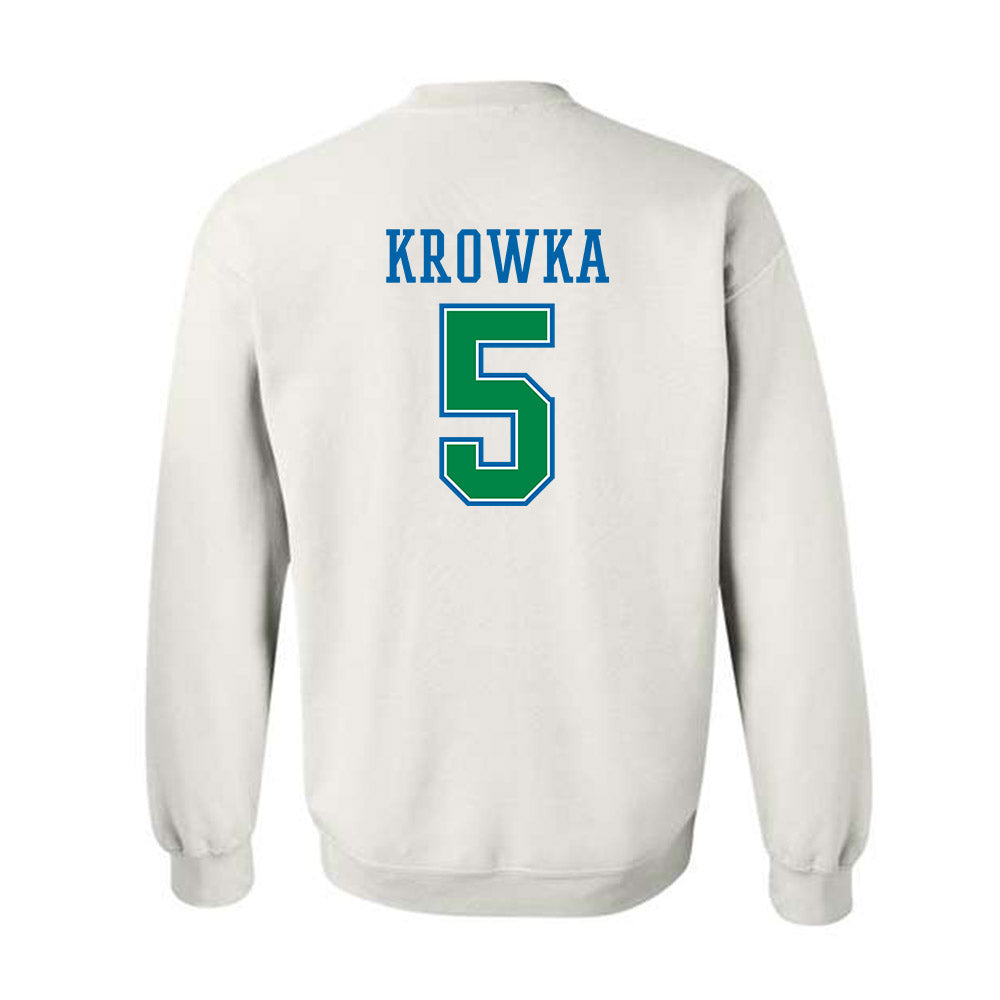 Texas A&M Corpus Christi - NCAA Baseball : Karson Krowka - Classic Shersey Crewneck Sweatshirt-1