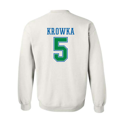 Texas A&M Corpus Christi - NCAA Baseball : Karson Krowka - Classic Shersey Crewneck Sweatshirt-1
