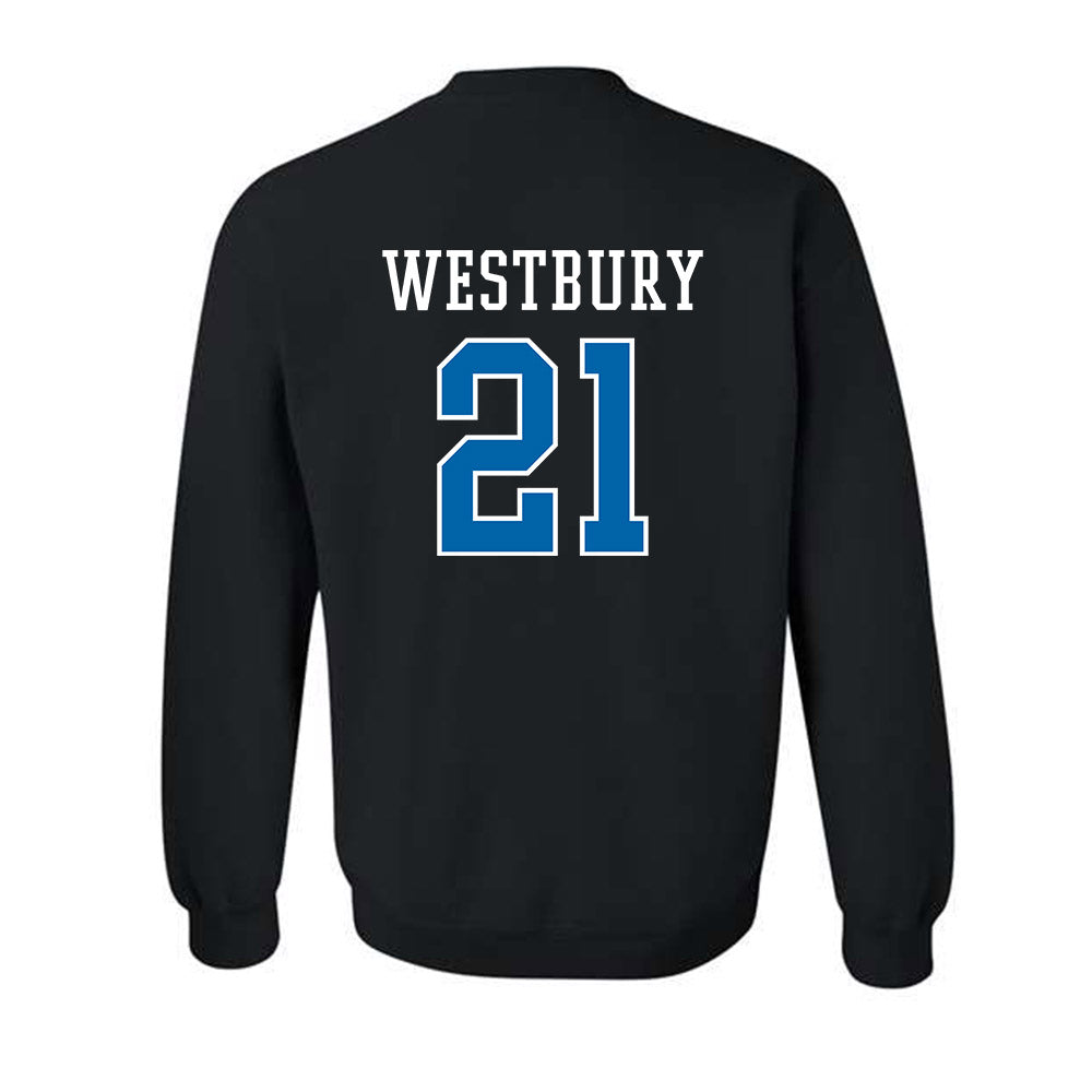 Texas A&M Corpus Christi - NCAA Women's Soccer : Morgan Westbury - Classic Shersey Crewneck Sweatshirt-1